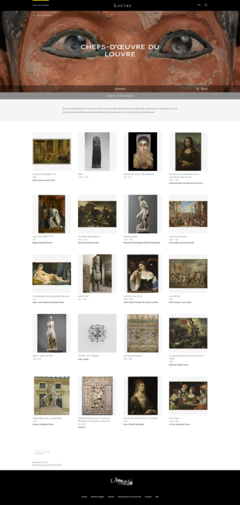 Museo del Louvre abre sus puertas a visitantes en línea 7 Museo del Louvre