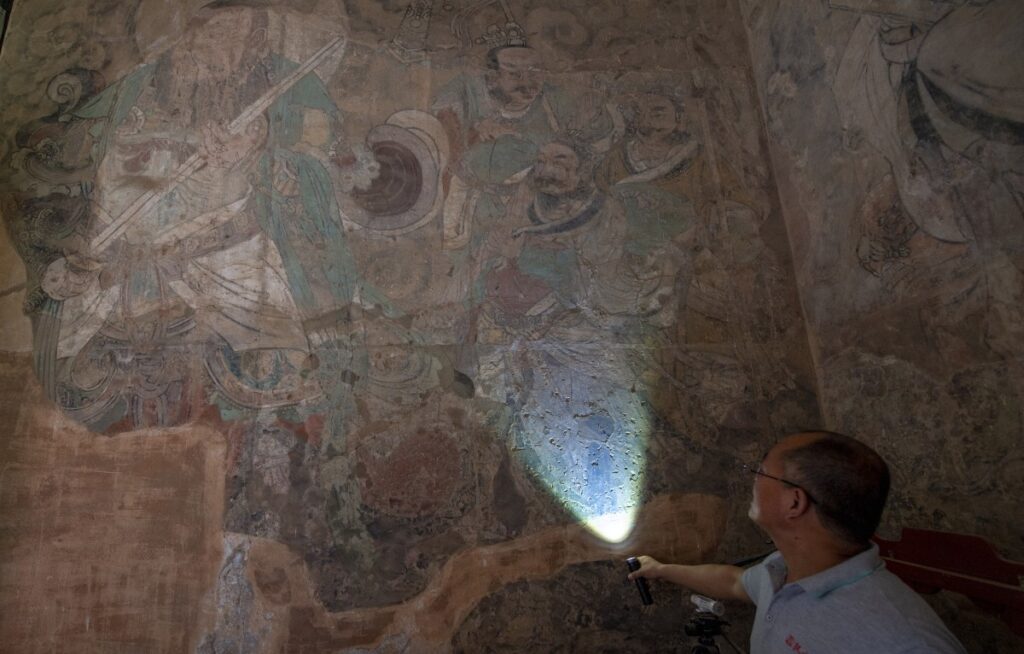 Restauran los murales en el mayor templo taoísta de China 6 taoísta