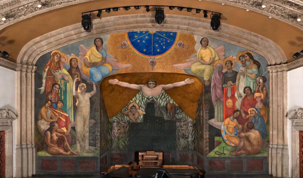 Primer mural de Diego Rivera cumple un siglo 7 La Creación
