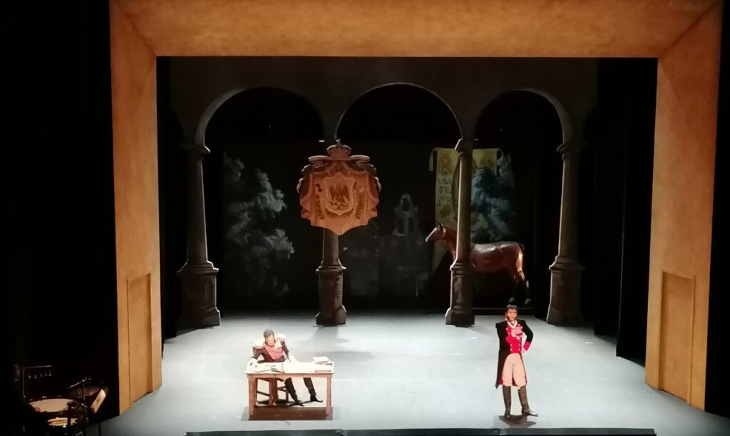 A escena, los últimos delirios de Iturbide, en homenaje a Juan Tovar 6 agustin de iturbide