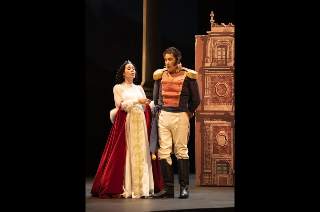 A escena, los últimos delirios de Iturbide, en homenaje a Juan Tovar 7 agustin de iturbide