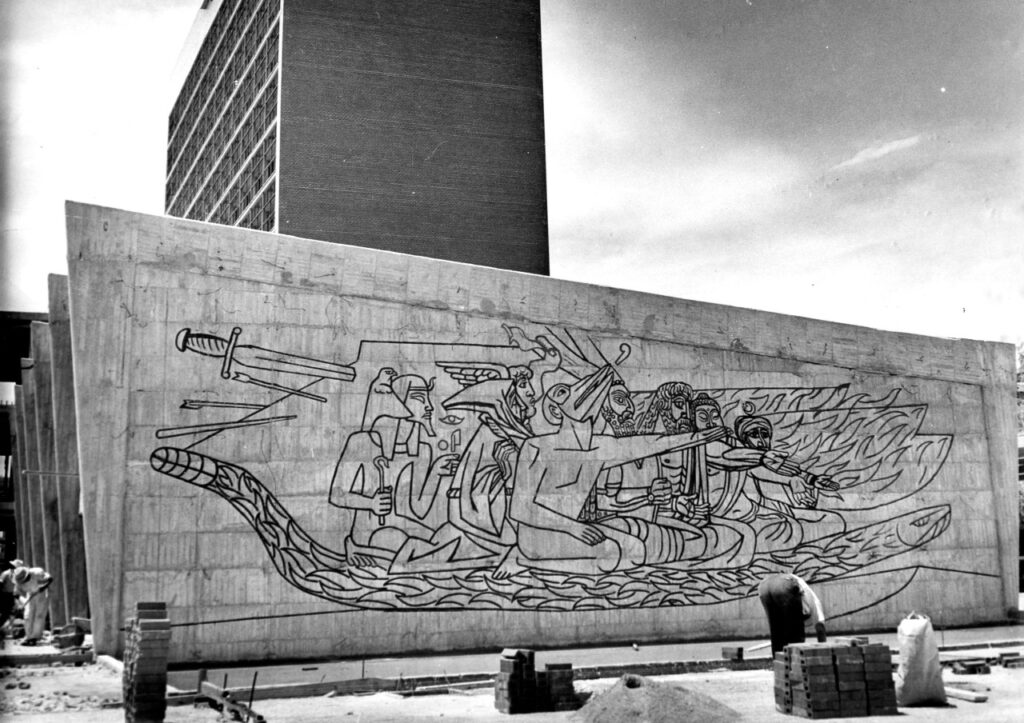 'El retorno de Quetzalcóatl', el mural atrapado en Ciudad Universitaria 6 El retorno de Quetzalcóatl