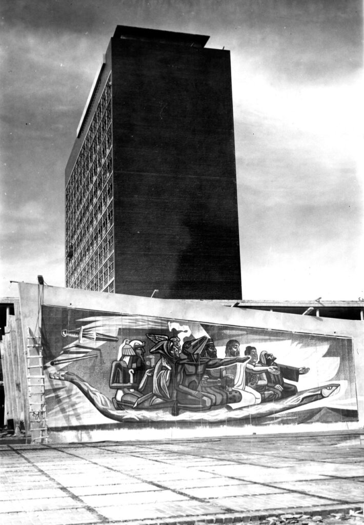 'El retorno de Quetzalcóatl', el mural atrapado en Ciudad Universitaria 8 El retorno de Quetzalcóatl