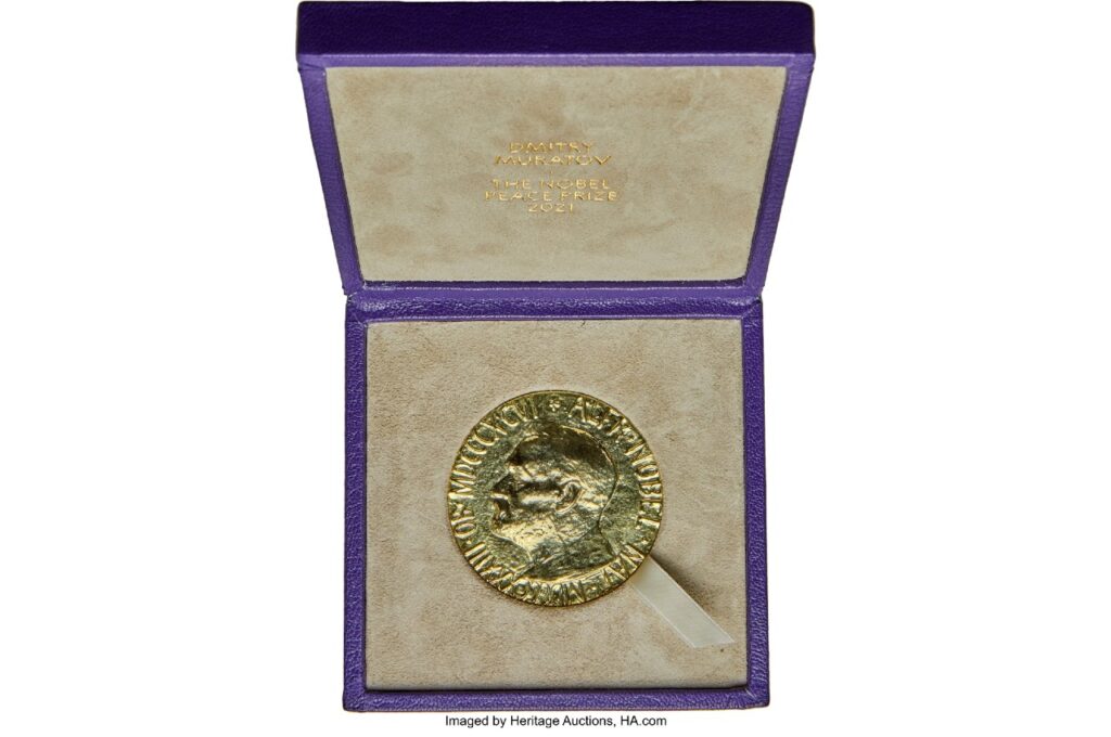 Ruso vende en 103.5 mdd su premio Nobel para ayudar a niños ucranianos 9 Dmitry Muratov