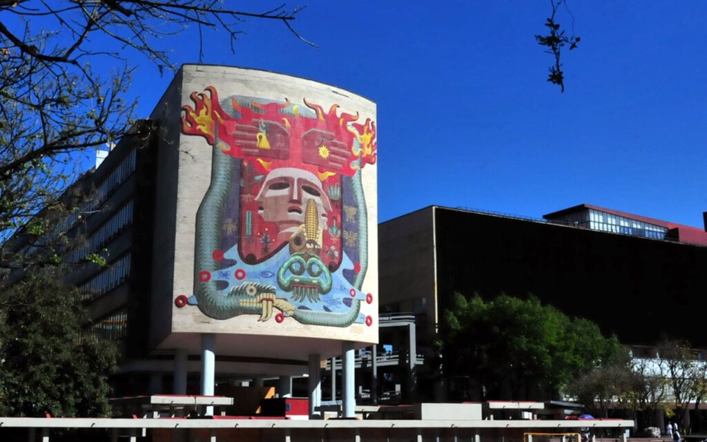 Ciudad Universitaria posee el mural más importante de Eppens 5 Francisco Eppens