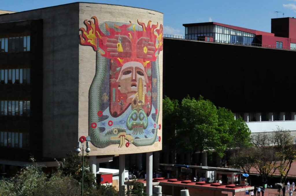Ciudad Universitaria posee el mural más importante de Eppens 9 Francisco Eppens