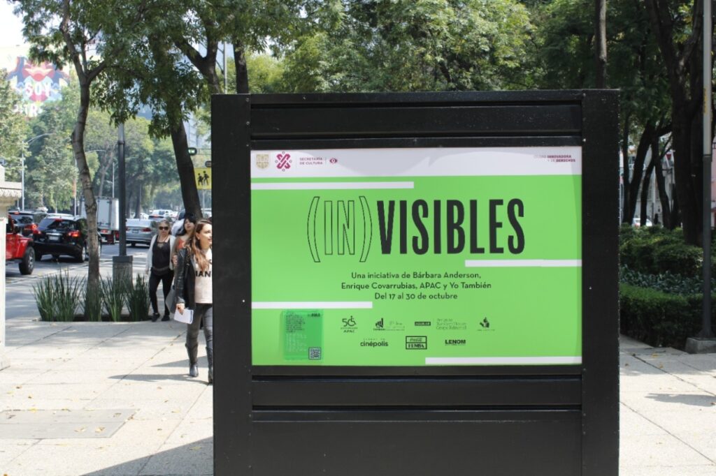 Muestran a mexicanos "(In)visibles" con exposición en Reforma 8 Exposición (In)visibles en Reforma.