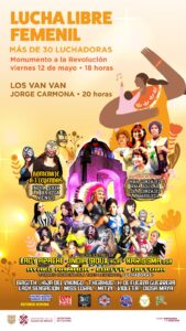 Los Van Van, Jorge Carmona y 30 luchadoras celebrarán a mamá 6 Se rendirá homenaje a tres leyendas de las cuerdas: India Sioux, La Briosa y Venus.