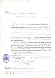 Notificación del nombramiento de Picasso como director del Museo del Prado, septiembre de 1936. Madrid. Foto: Especial.