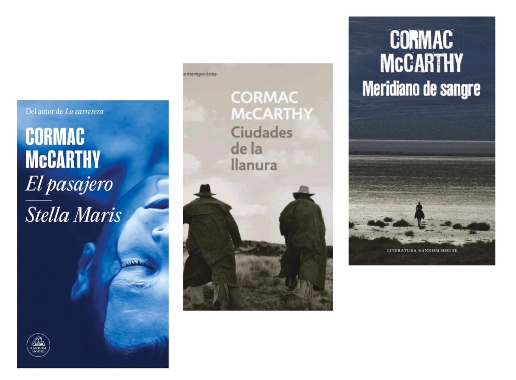 Evocan la grandeza literaria de Cormac McCarthy 6 Algunos de los títulos más relevantes del autor. Foto: Especial.