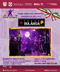 Ciudad de México ofrecerá una cartelera de fiestas patrias del 10 al 29 de septiembre con más de 20 actividades presenciales y virtuales en 14 recintos con conciertos