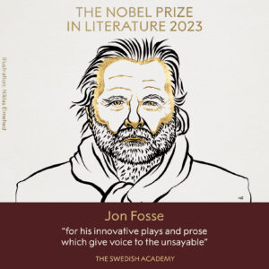 El autor noruego Jon Fosse ganó el Premio Nobel de Literatura 2023, anunció la Academia Sueca.