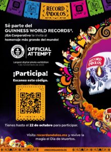 Con fotos de Día de Muertos buscan romper un Récord Guinness 6 La iniciativa Recordándolos ofrece la oportunidad de recordar a los difuntos en este Día de Muertos con la conformación de la ofrenda virtual más grande del mundo al colocar fotografías digitales de los seres queridos y mostrarlas en el Metro Bellas Artes