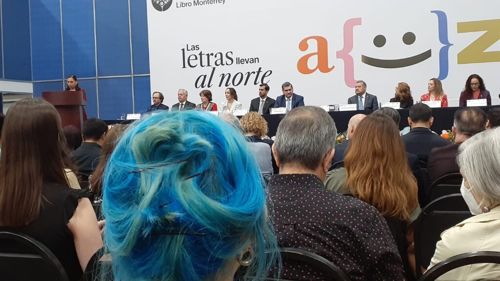 Sesión inaugural de la Feria del Libro de Monterrey. Foto: José Juan de Ávila.