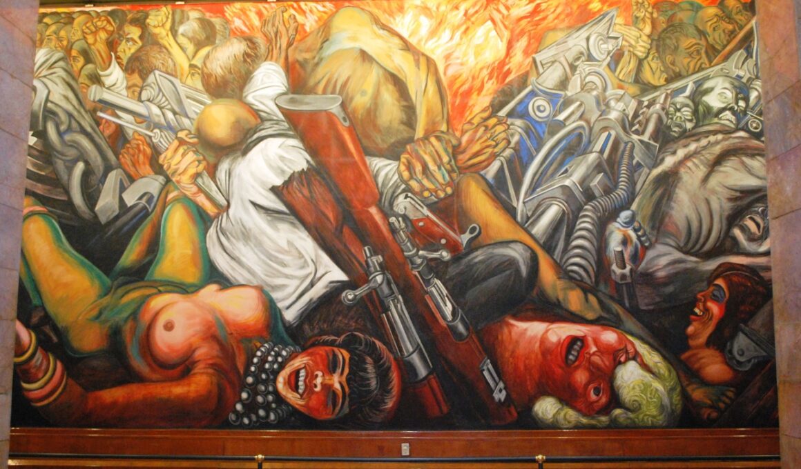 Bellas Artes tiene 17 murales en exhibición permanente