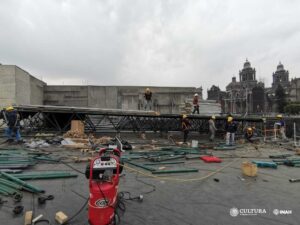 Inicia en el Templo Mayor renovación de techumbre 6 La Etapa II del Templo Mayor contiene los vestigios mejor conservados de las capillas que coronaban el edificio mexica en la época prehispánica