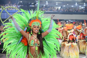 . Alrededor de 8 millones de personas disfrutaron del Carnaval de Río de Janeiro, el más famoso del mundo