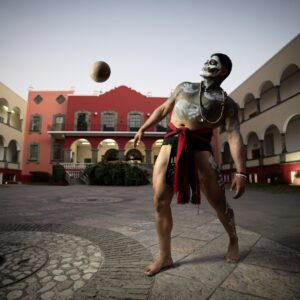 El Palacio de Cultura de Tlaxcala tendrá entre sus actividades entrenamientos de Juego de Pelota de Cadera, también conocido como Ulama 