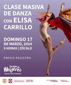 Julieta Venegas se presentará en el Zócalo de la Ciudad de México el sábado 16 de marzo a las 18:30 horas como parte Tiempo de Mujeres