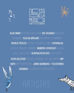 El festival francés La Fiesta de la Música llega al Museo de la CdMx 7 El Museo de la CdMx, sede de la 42 edición de La Fiesta de la Música, que organiza el Ministerio de Cultura del gobierno de Francia a través de la Alianza Francesa de México