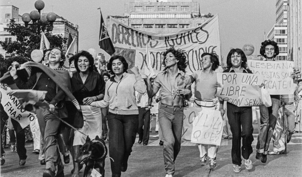 La exposición Crónicas de disidencia y diversidad sexual en la Galería Abierta Gandhi de las Rejas del Bosque de Chapultepec, donde permanecerá hasta el 5 de julio