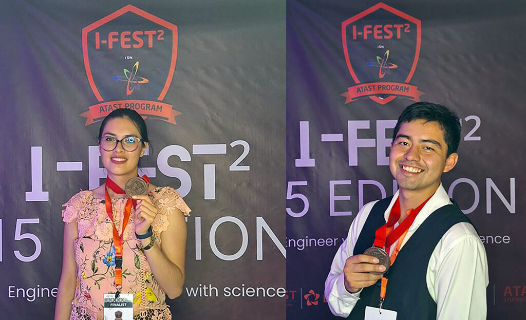 Alumnos de la UNAM ganan tercer lugar en Feria de Ciencias en Túnez 6 I-FEST 2024 Túnez ciencias física biomédica unam