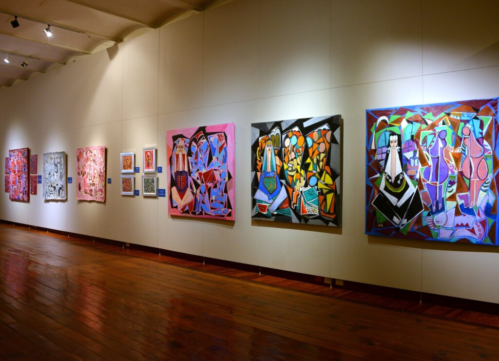 Imene Khelifi exhibe 53 obras inspiradas en la novelista Abdul Hamid 10 Imene Khelifi vientos del sur Argelia Abdul Hamid