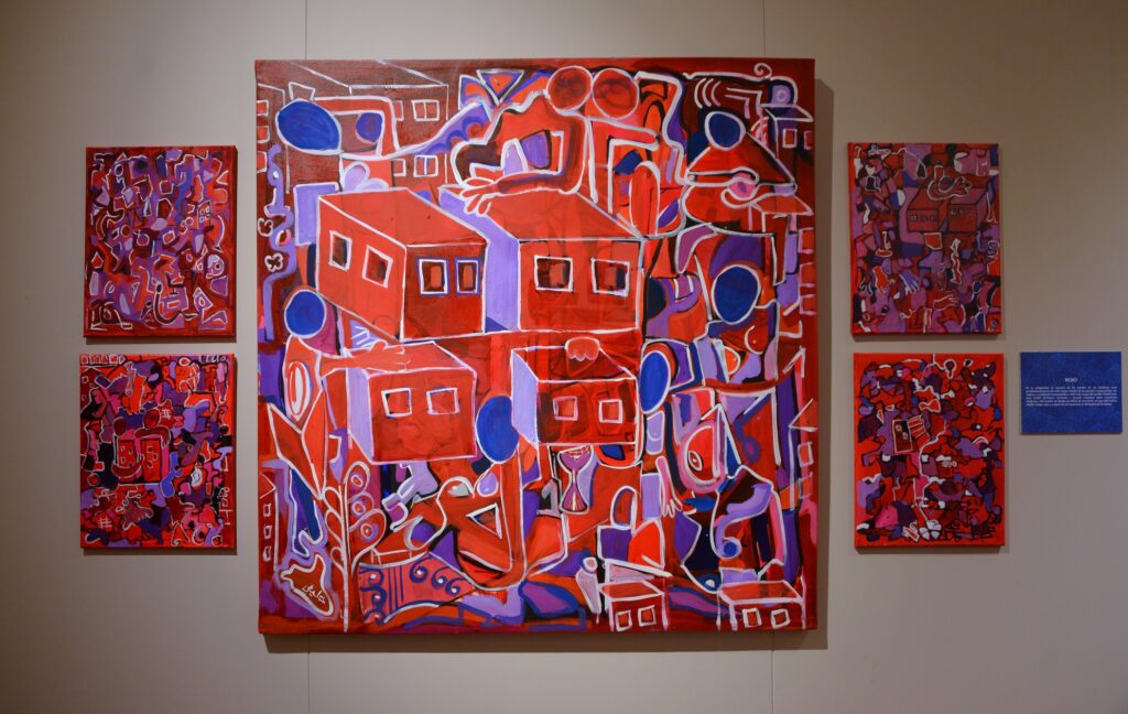 Imene Khelifi exhibe 53 obras inspiradas en la novelista Abdul Hamid 7 Imene Khelifi vientos del sur Argelia Abdul Hamid