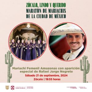 Maratón de Mariachis y Juan Gabriel en el Zócalo 7 El concierto de Juan Gabriel y El Festival Zócalo, Lindo y Querido. Maratón de Mariachis este fin de semana en CdMx