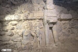 Hallan 3 fachadas con relieves sobre la dinastía Kaanu'l en la zona de Dzibanché 9 El INAH descubre tres fachadas con relieves alusivos a la dinastía Kaanu'l, en la Zona Arqueológica de Dzibanché