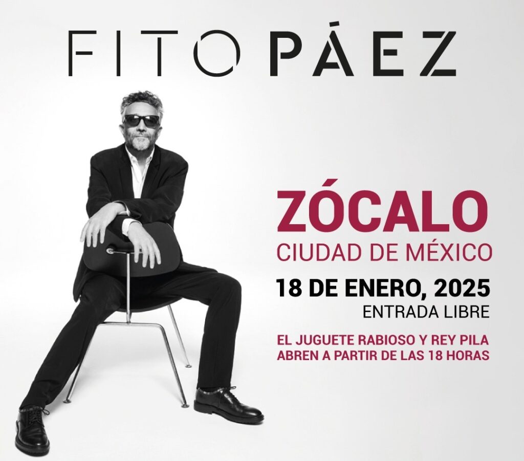 El Juguete Rabioso y Rey Pila ‘prenderán’ concierto de Fito Páez 6 El Juguete Rabioso Rey Pila fito paez rock mexicano