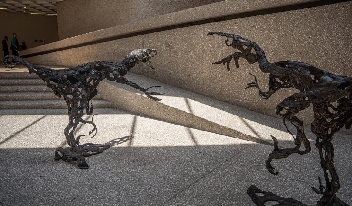 Velociraptors Raphaela Vogel dinosaurio tamayo punk