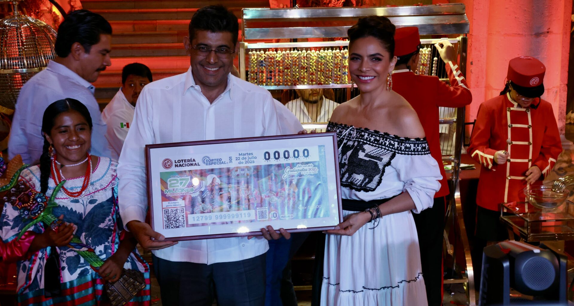 Guelaguetza Oaxaca Loteria Nacional Premio Mayor