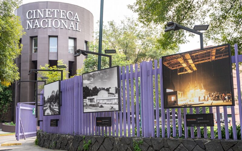 Estudios Churubusco Cineteca estampilla postal foto