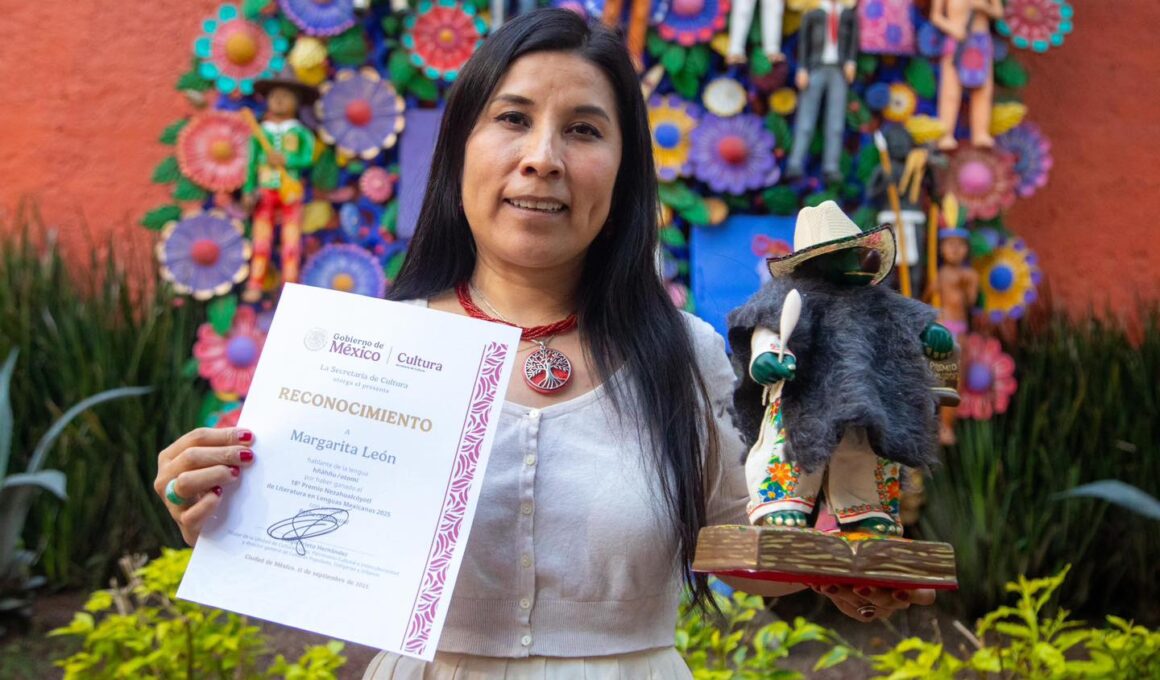 Margarita León poemario otomí Premio Nezahualcóyotl