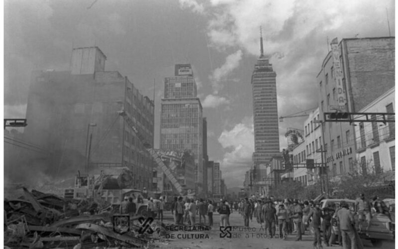 Sismo terremoto museo archivo fotografia regis topo