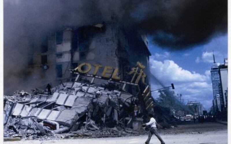 fotógrafo Enrique Metinides septiembre 1985 temblor