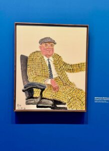 Casi un millón de visitantes en la retrospectiva de David Hockney en París 6 Uno de los autorretratos de la retrospectiva. Foto: Miguel Barberena.
