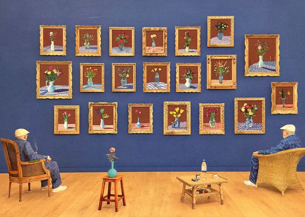 Casi un millón de visitantes en la retrospectiva de David Hockney en París 7 París albergó la más grande exposición sobre el artista inglés. Foto: Miguel Barberena.