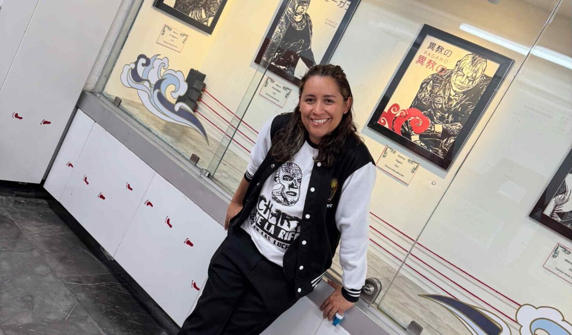 Lucha libre mexican artista Iliana So puroesu japon