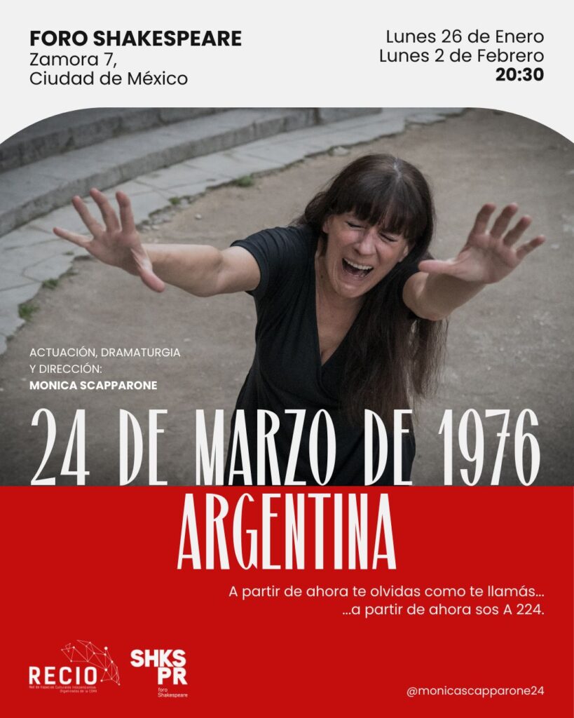 Mónica Scapparone lleva al Foro Shakespeare drama de bebés robados en la dictadura 8 Mónica Scapparone aborda drama de los bebés robados