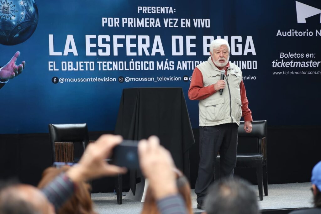 Jaime Maussan pasó por aeropuertos "artefacto de tecnología alienígena" como artesanía colombiana 10 jaime maussan esfera de buga (4)