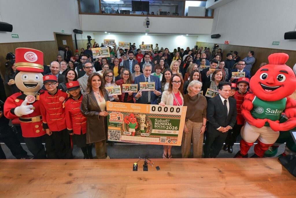 Difunden Mundial Social 2026 en billetes de Lotería Nacional 8 Difunden Mundial Social 2026 en billetes de Lotería
