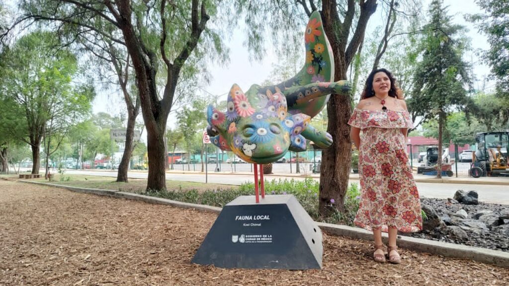 Llegan los primeros 20 ajolotes monumentales a Xochimilco 7 Exposición Ajolotes en el Corazón llega a Cuemanco