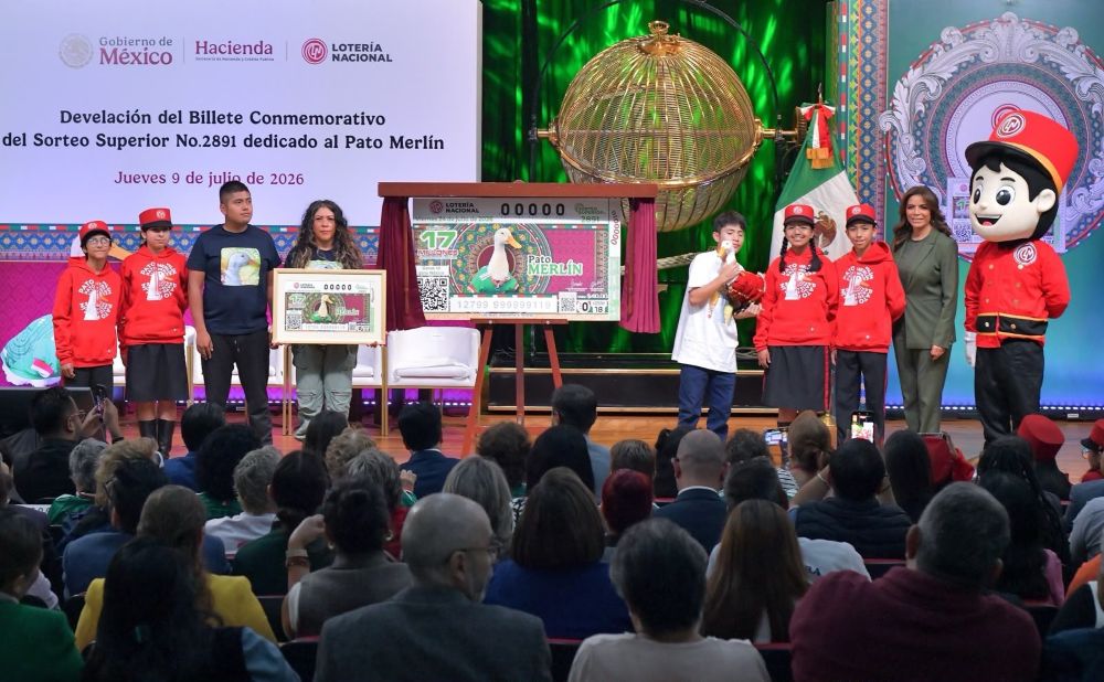Pato Merlín quedó impreso en billete de la Lotería 6 Pato Merlín quedó impreso en billete de la Lotería