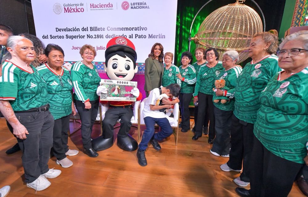 Pato Merlín quedó impreso en billete de la Lotería 9 Pato Merlín quedó impreso en billete de la Lotería