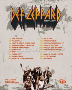 Ruge Def Leppard ante 20 mil presas 8 Ruge Def Leppard ante 16 mil presas en CdMx